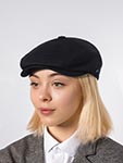 Кепка AIS COLLEZIONI арт. 5 COTTON (черный)